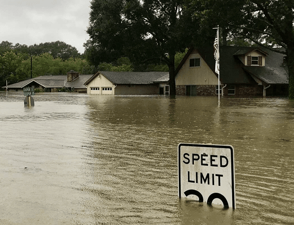 flood in the townhouses
