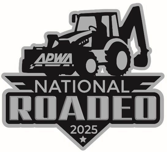 2025 Roadeo logo 2025 APWA National Roadeo logo
