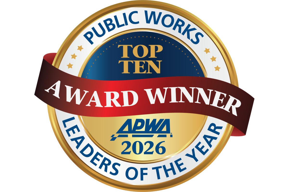 2026 APWA Top Ten Public Works Leaders of the Year Award Winner logo