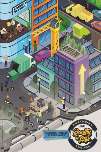 an image of the 2024 National Public Works Week poster