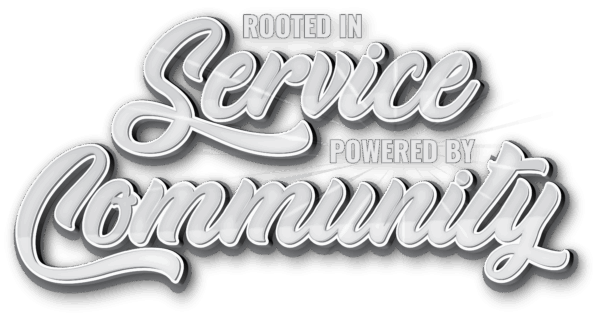 The words Rooted in Service, Powered by Community, the 2026 APWA National Public Works Week theme.