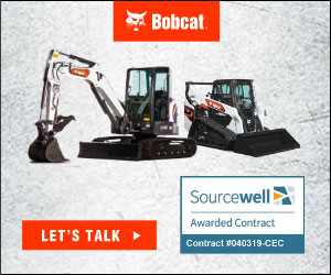 Square ad for Bobcat, links to Bobcat website