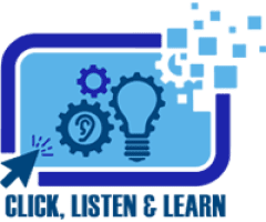 Click Listen Learn logo