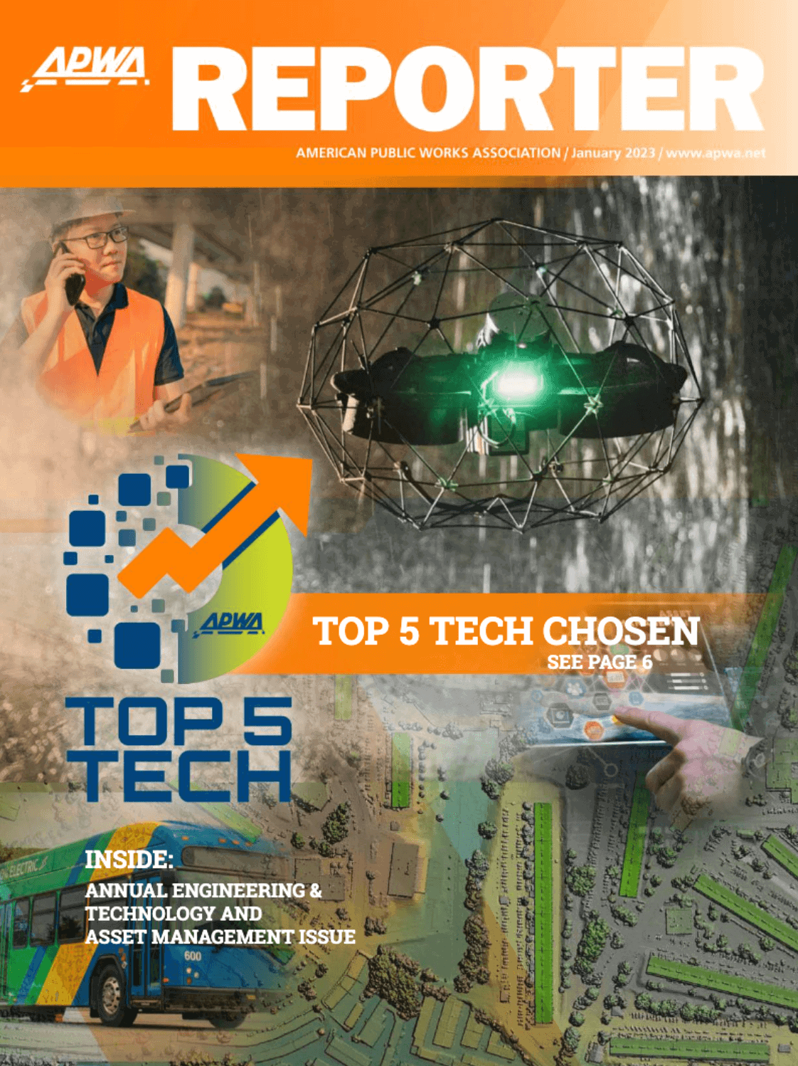 Cover of January 2023 Reporter Magazine