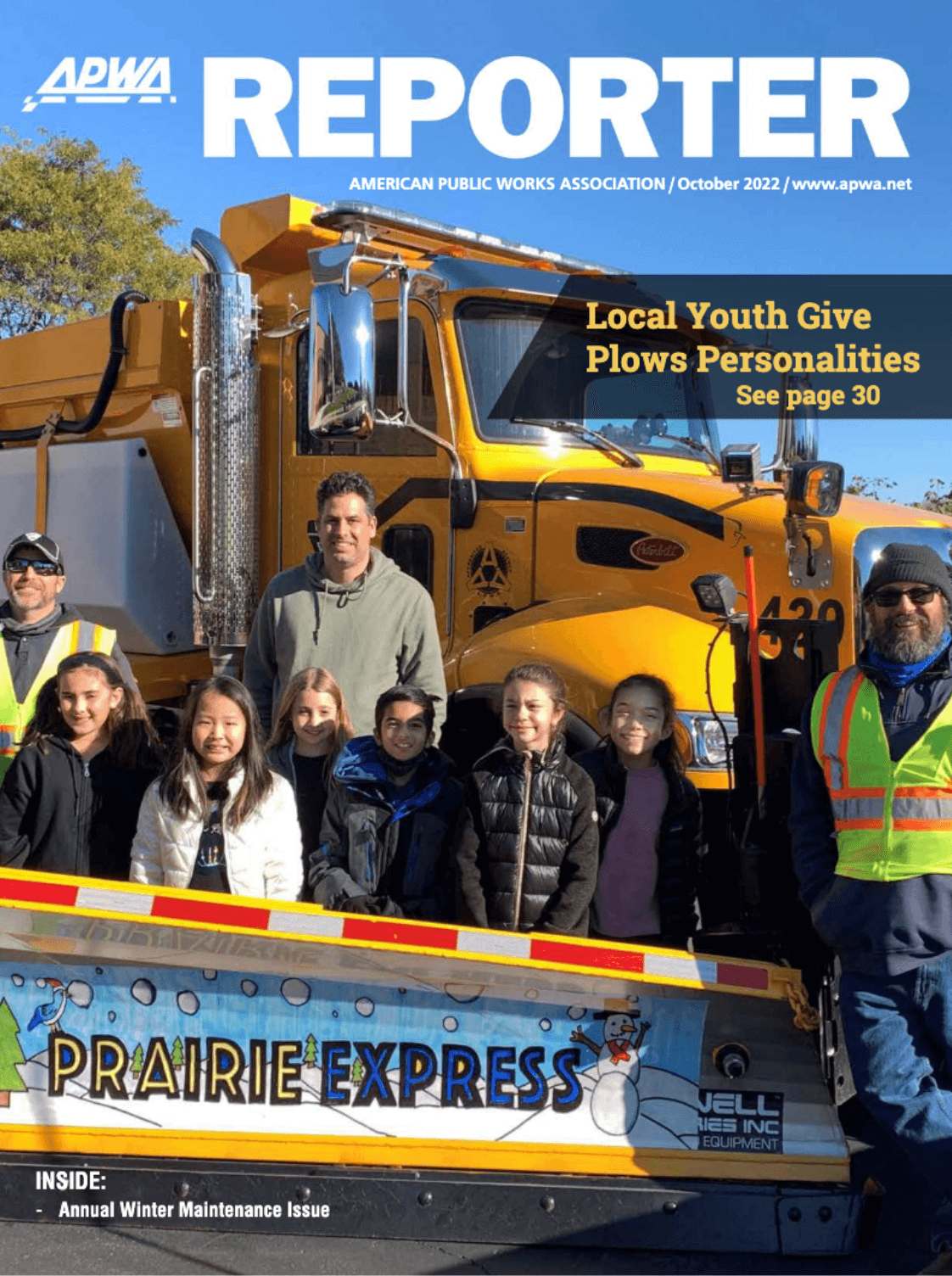 Cover of October 2022 Reporter Magazine