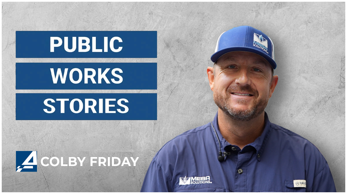Photo of Colby Friday's Public Works Stories video.