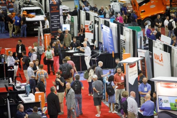 a photo of the PWX exhibit floor