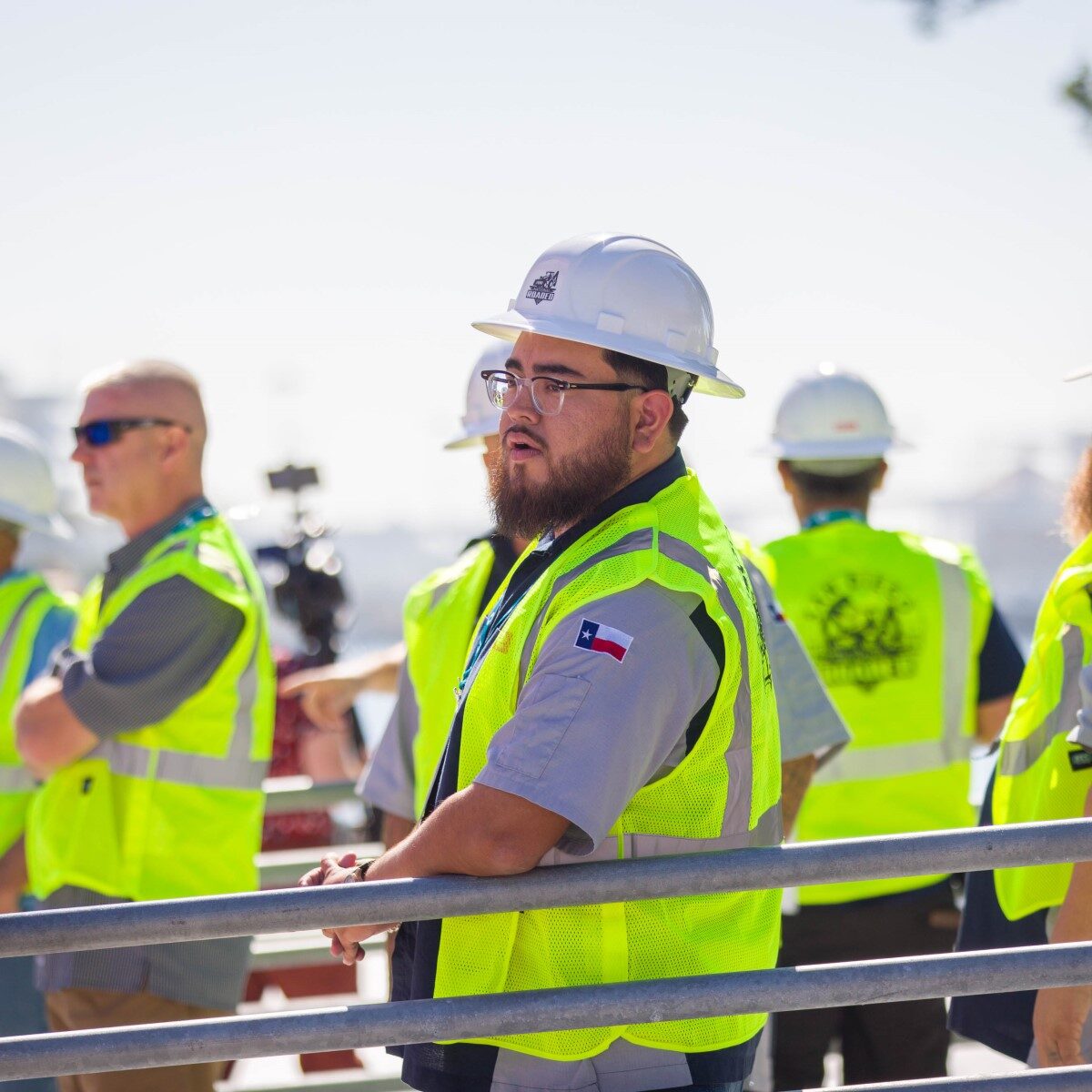 APWA Foundation How to Support a participant in the PWX Roadeo watches the competition