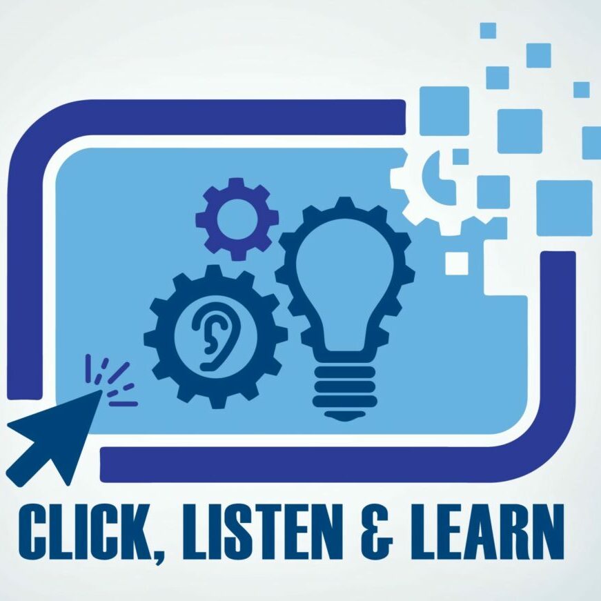 Click, Listen & Learn logo