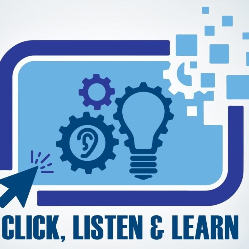 Click, Listen & Learn logo
