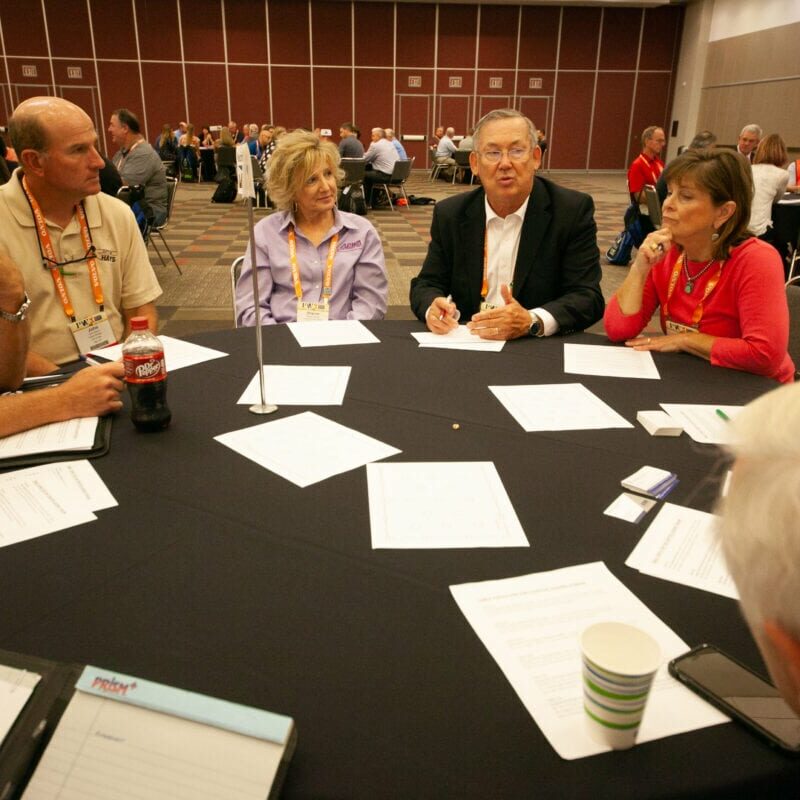 APWA committee members in discussion