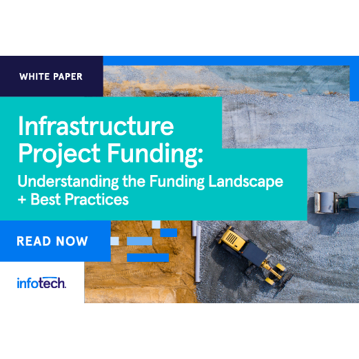 a cover image of infotech's Infrastructure Project Funding white paper