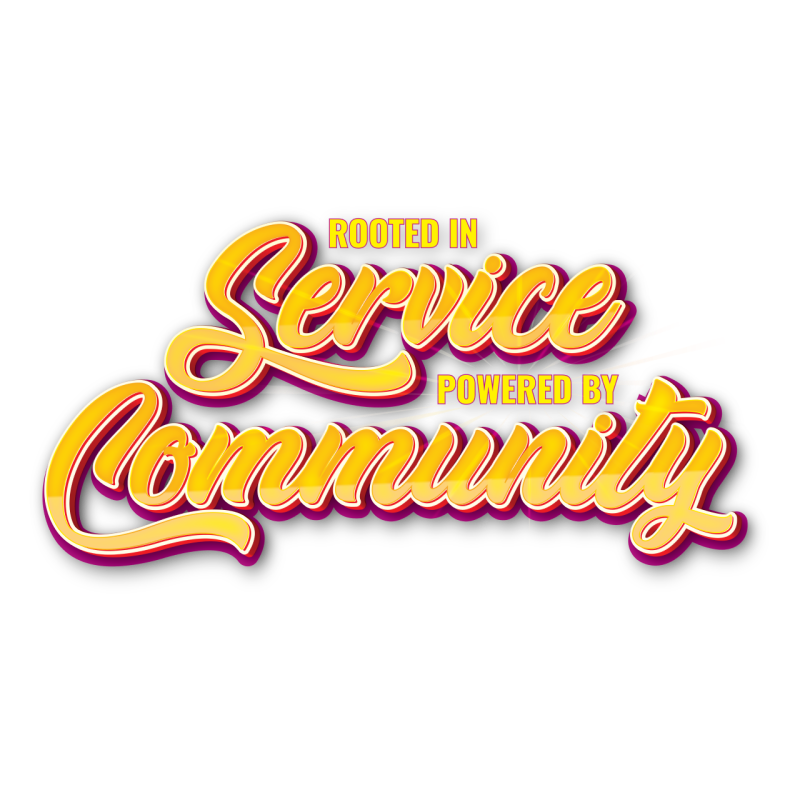 The words Rooted in Service, Powered by Community, the 2026 APWA National Public Works Week theme.