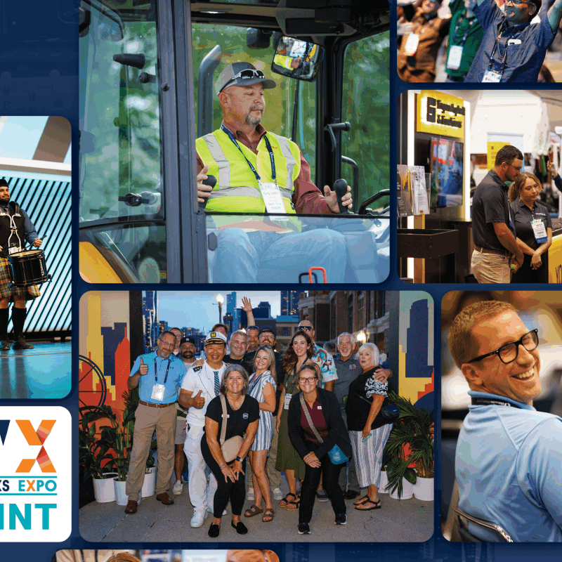 The November 2025 APWA Reporter cover with a collage of photos from PWX 2025.