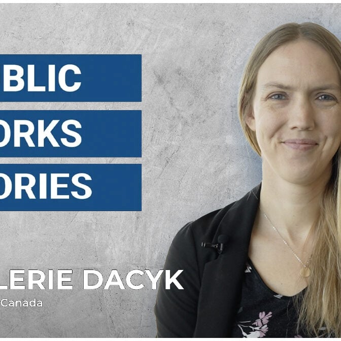 a screenshot from Valerie Dacyk's Public Works Story video
