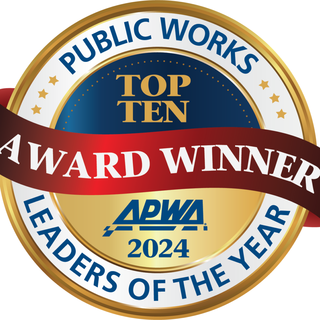 logo for the APWA Top Ten Public Works Leaders of the Year