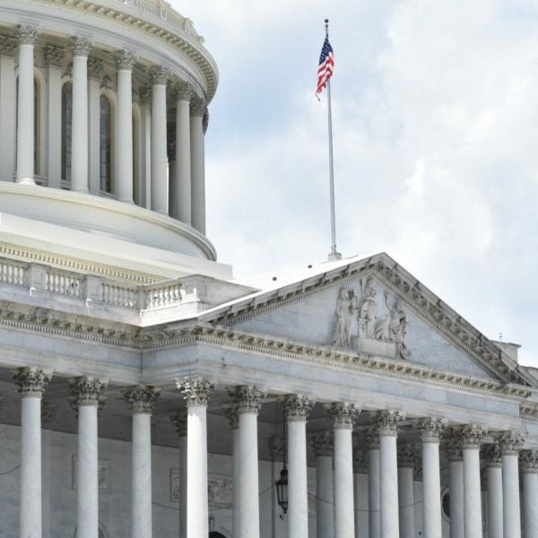 an image of the exterior of the US Capitol