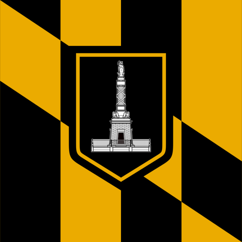 flag of Baltimore, Maryland