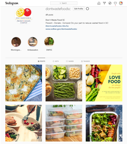 DWFSC’s social media centers on waste reduction tips anyone can use.